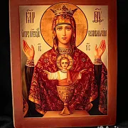 Икона Божией матери "Неупиваемая чаша" — фотография 4