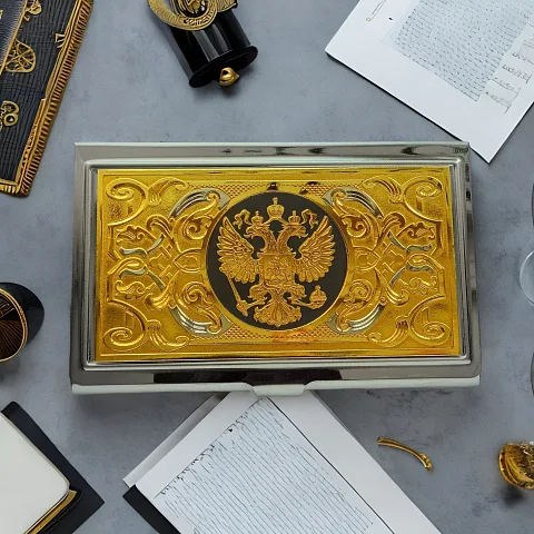 Визитница «Герб РФ» №8 — красивый подарок