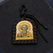 Икона Сергия Радонежского в машину. — красивый подарок — фотография 1