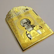 В подарок: Икона Сергия Радонежского настольная. Златоуст — фотография 4