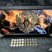 Нарды под стеклом «Держава» — необычный подарок — фотография 10