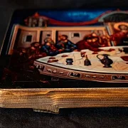 Икона авторская "Тайная вечеря" Дерево — фотография 5
