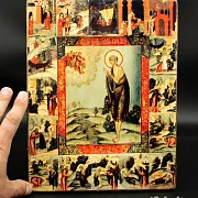 Икона деревянная "Св. Мария Египетская" — фотография 1