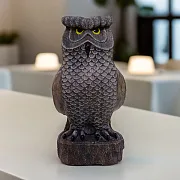 Подарочная скульптура «Филин» из кальцита — фотография 1
