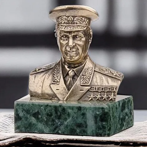 Бронзовый бюст «Жуков Г.К.» — оригинальный подарок