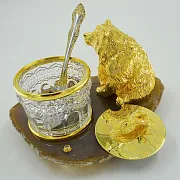 Медовница на агате. Златоуст — оригинальный подарок — фотография 4