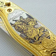 Складной нож «Рысь за зайцем» — фотография 5