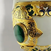 Кофейный набор "Царский малахит" — оригинальный подарок — фотография 2