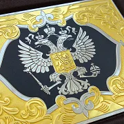 Кожаный зажим «Герб» №2 — фотография 5