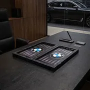 Нарды под стеклом «BMW» в подарок — фотография 9