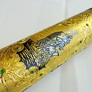 Подзорная труба «Морская» на резной подставке — оригинальный подарок — фотография 7