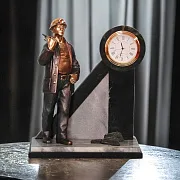 Часы «Шахтёр» со змеевиком и мрамором — фотография 1