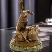 Композиция из бронзы «Кролики» — фотография 1
