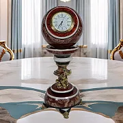 Сувенирные настольные часы «Антистресс» из лемезита — фотография 1